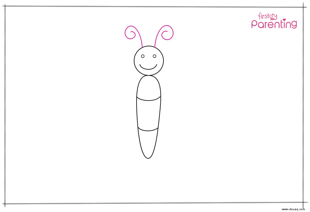 Wie man einen Schmetterling für Kinder zeichnet 
