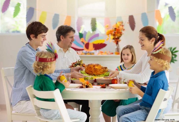 17 lustige und einfache Thanksgiving-Bastelideen für Kinder 