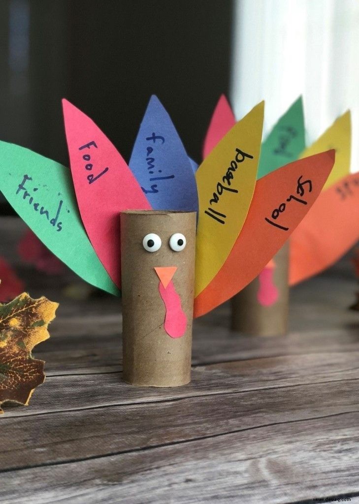 17 lustige und einfache Thanksgiving-Bastelideen für Kinder 