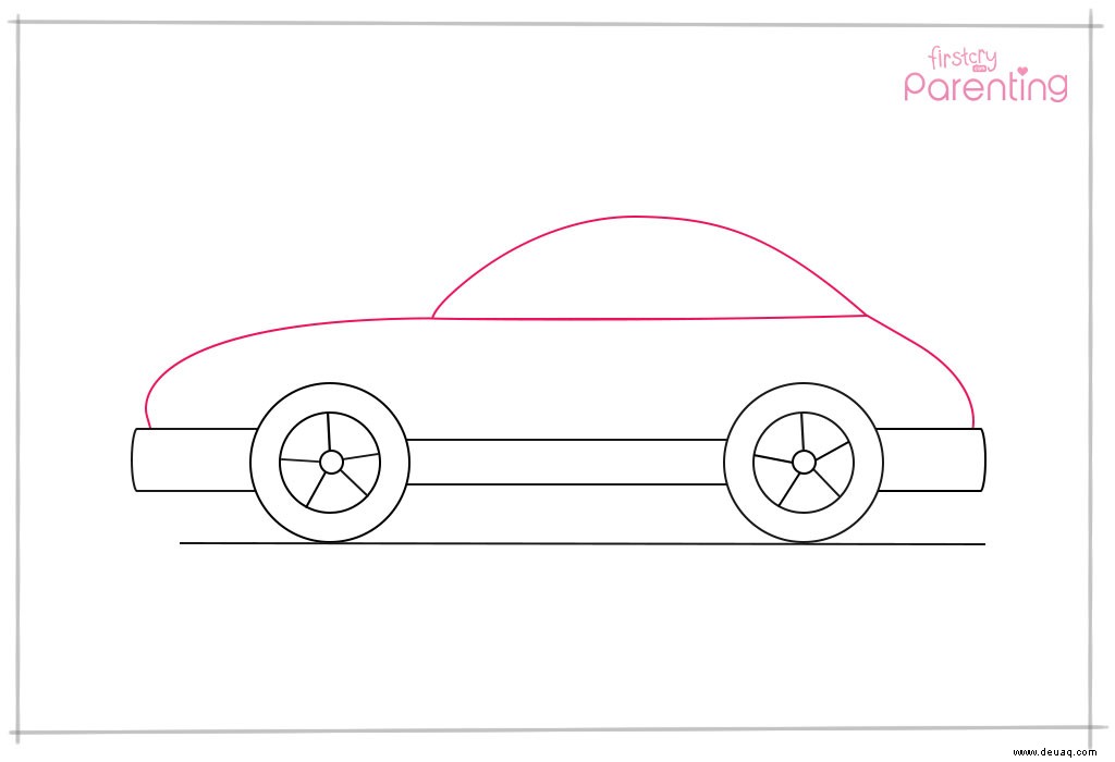 Wie zeichnet man ein Auto für Kinder? 