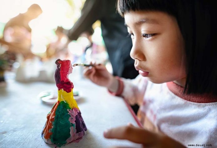 6 einfache Bastelideen aus Gips für Kinder 