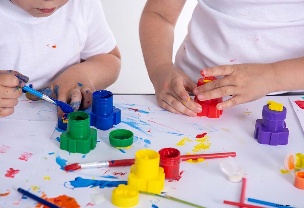 Wie man eine lustige Malparty für Kinder veranstaltet 