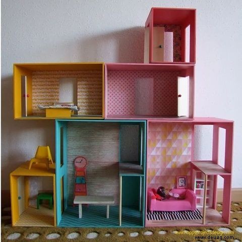 10 schöne DIY-Puppenhaus-Ideen für Ihr Kind 