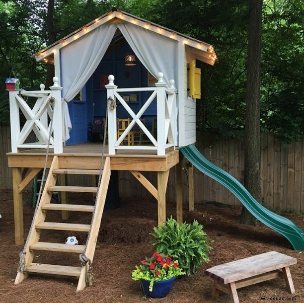 13 einfach zu bauende DIY-Spielhaus-Ideen für Kinder 
