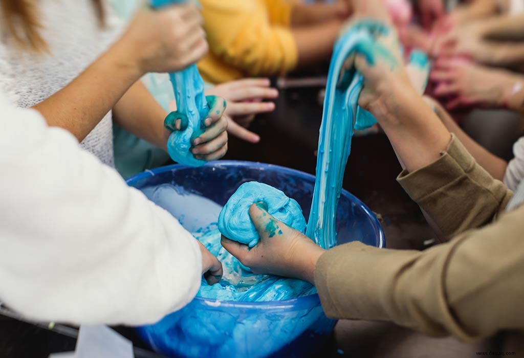 Gooey-Wooey Slime Party-Ideen für Kinder 