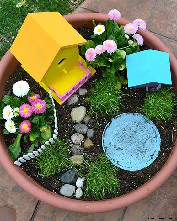 8 kreative DIY Fairy Garden Ideen für Kinder 