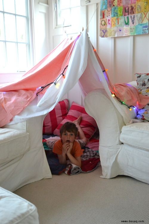 10 erstaunliche Indoor-Fort-Ideen für Kinder 