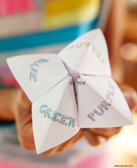 Wie erstelle ich einen Cootie Catcher für Kinder? 