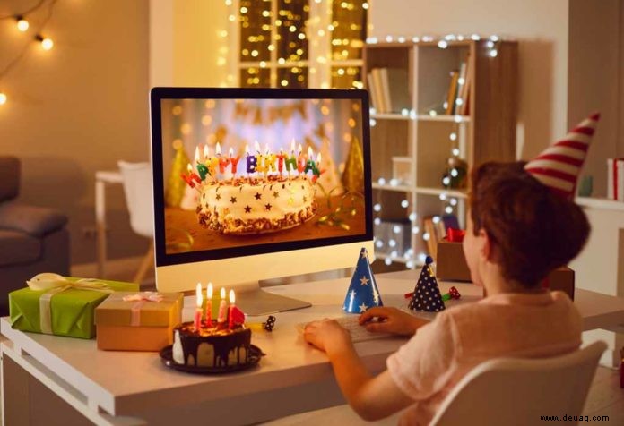 Wie plant man eine virtuelle Geburtstagsfeier für Kinder? 