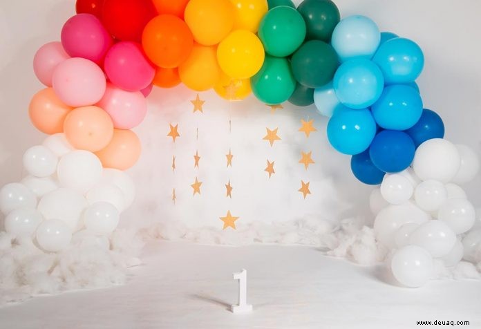 So machen Sie zu Hause einen Ballonbogen für die Party Ihres Kindes 