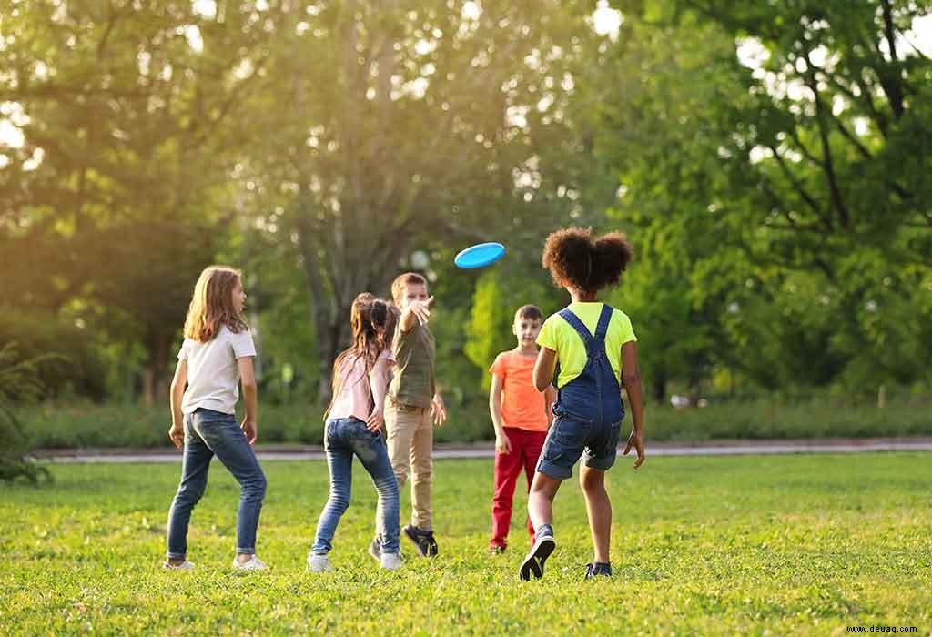 10 spannende Frisbee-Spiele für Kinder 