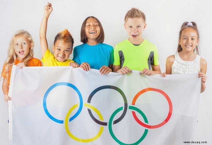 Lustige Olympische Spiele und Aktivitäten für Kinder 