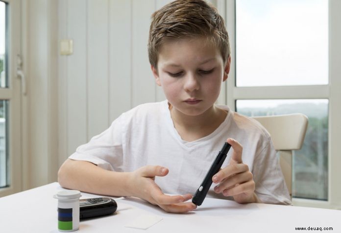 Typ 1 (juveniler) Diabetes bei Kindern 