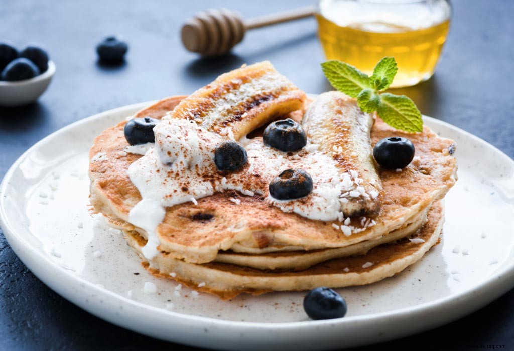 10 einfache und gesunde Pfannkuchenrezepte für Kinder 