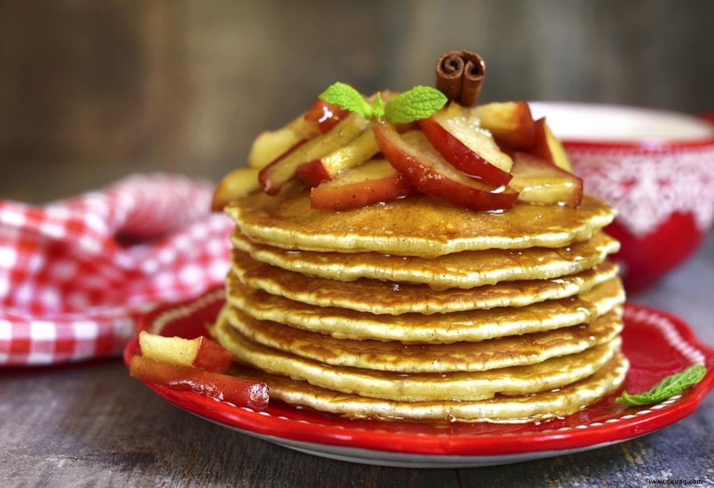 10 einfache und gesunde Pfannkuchenrezepte für Kinder 