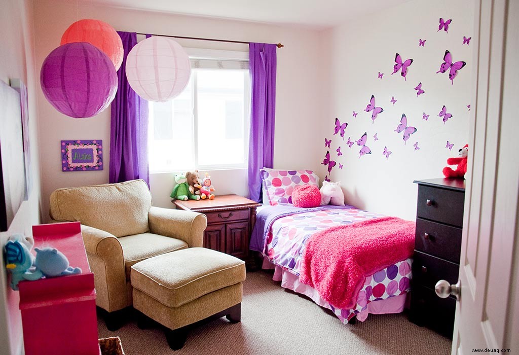 10 kreative Schlafzimmerideen für kleine Mädchen 