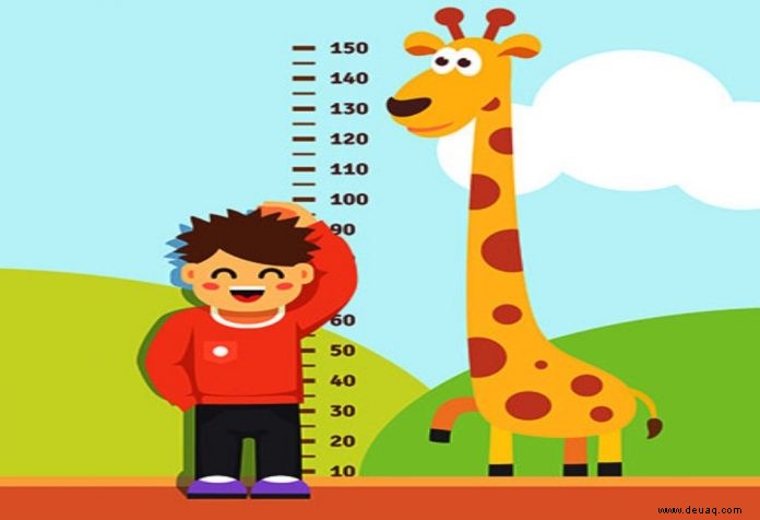 Kindern beibringen, Länge, Breite und Höhe zu messen 