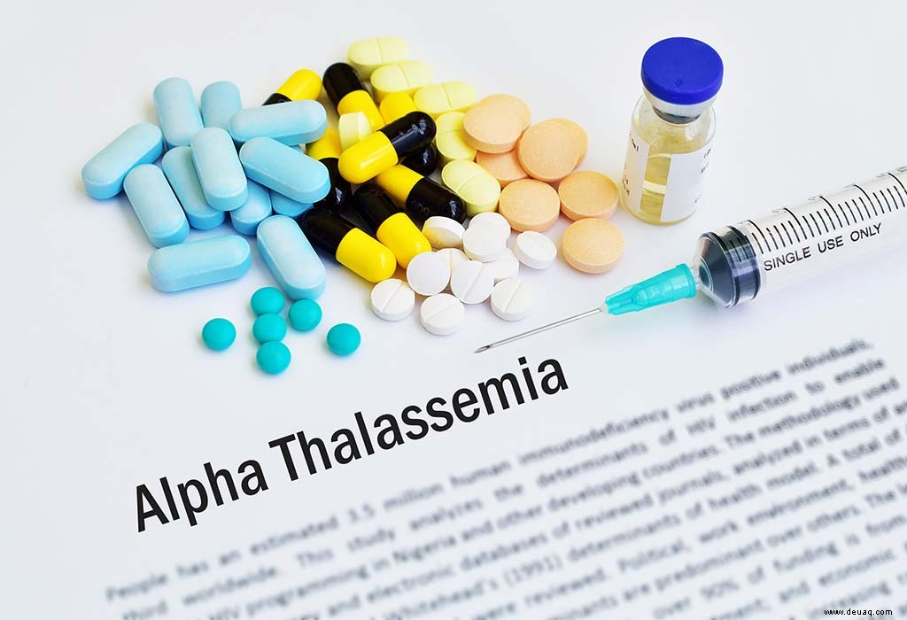 Thalassämie (Alpha- und Beta-Typen) bei Kindern 