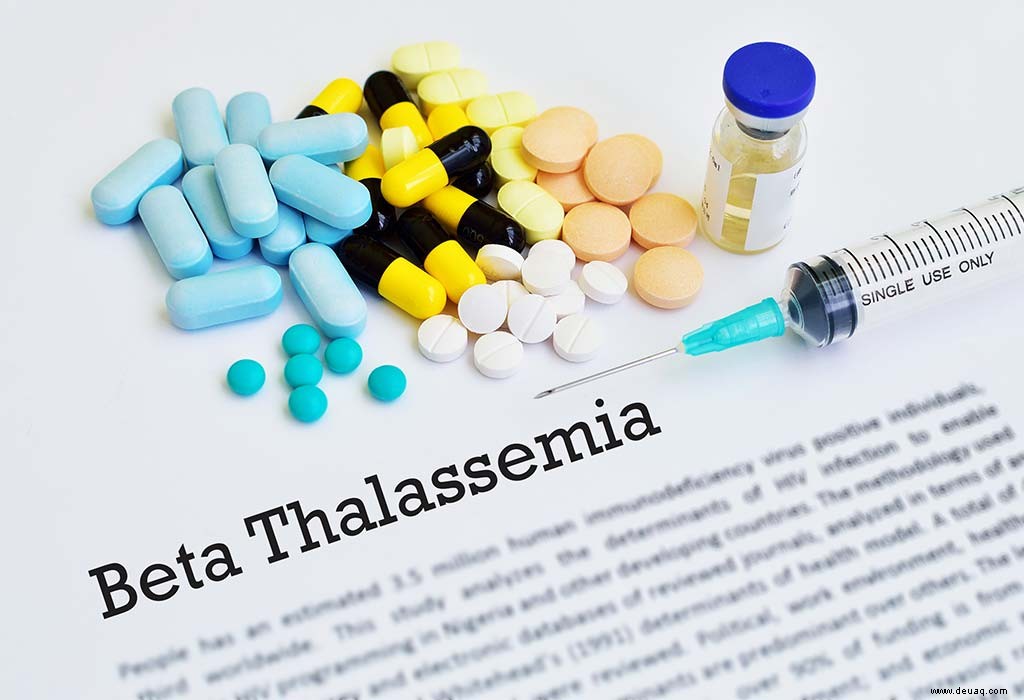 Thalassämie (Alpha- und Beta-Typen) bei Kindern 