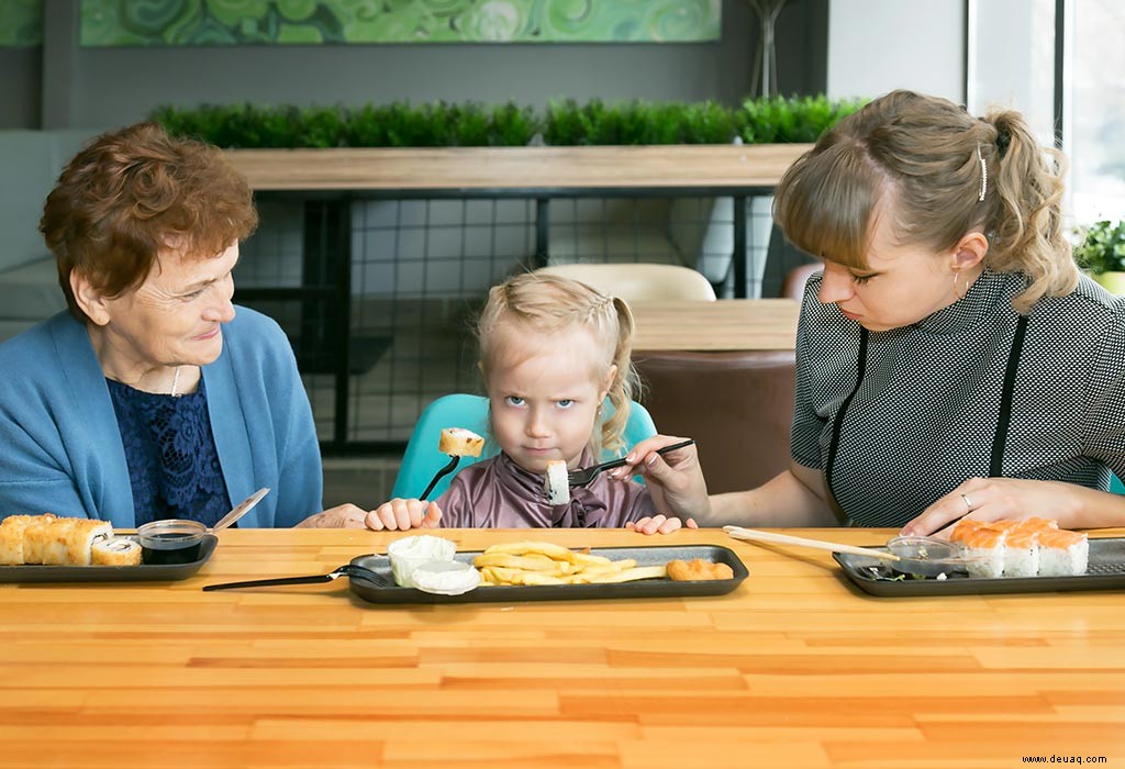 Schädliche Auswirkungen der Zwangsernährung von Kindern 