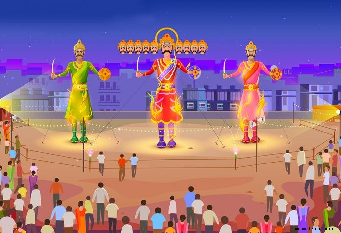 Navratri und Dussehra Fakten für Kinder 