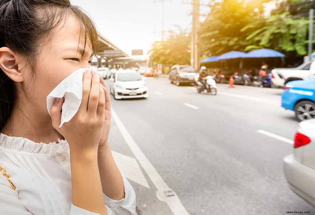 Schädliche Auswirkungen der Luftverschmutzung auf die Gesundheit und Entwicklung von Kindern 