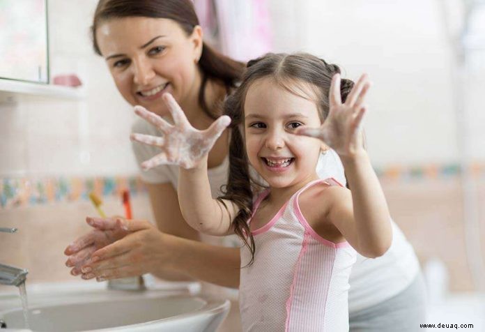 15 unterhaltsame Möglichkeiten, Kinder dazu zu bringen, sich die Hände zu waschen 
