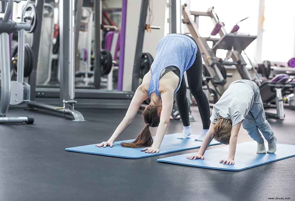 Fitnessstudio mit Kinderbetreuung für Ihre Kinder – falls Sie sich dafür entscheiden 