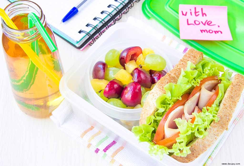 Entzückende Lunchbox-Notizen für Kinder 