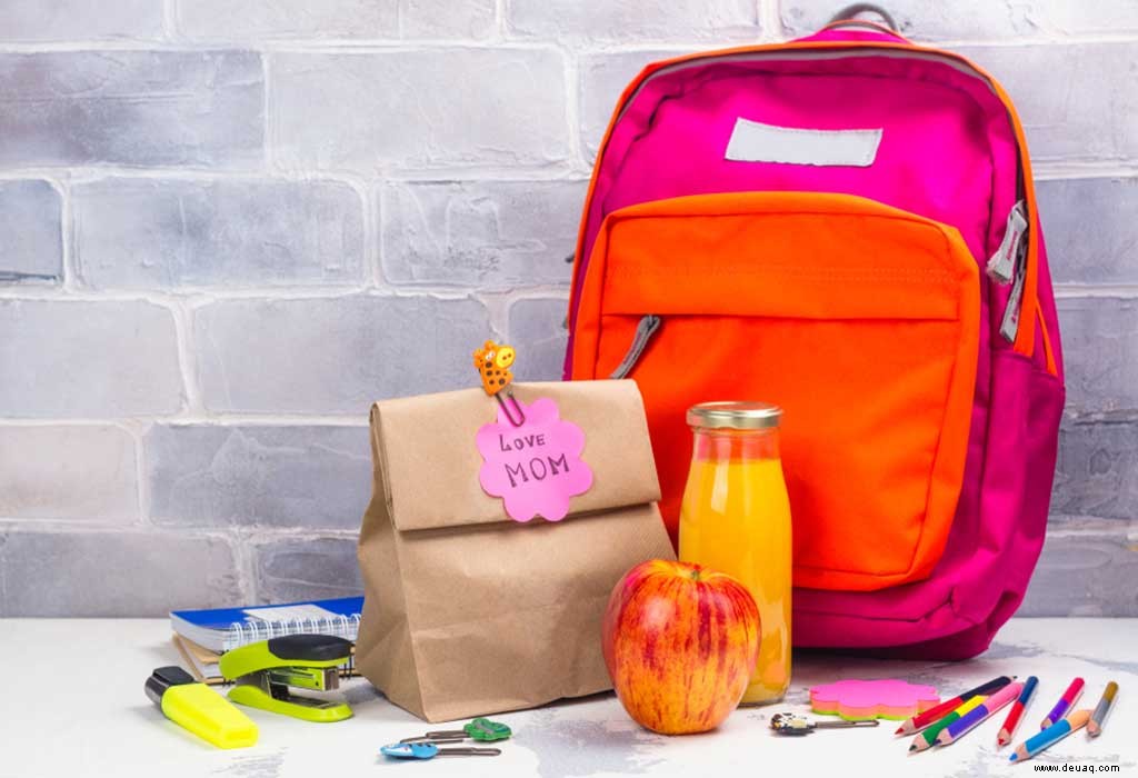 Entzückende Lunchbox-Notizen für Kinder 