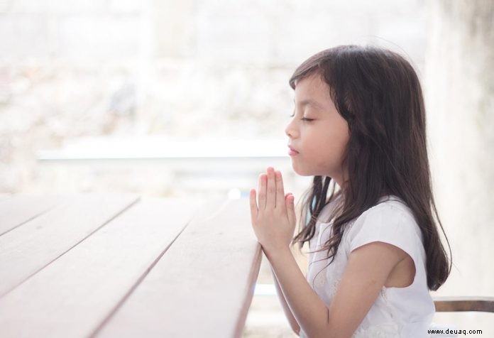 12 schöne Morgengebete für Kinder 