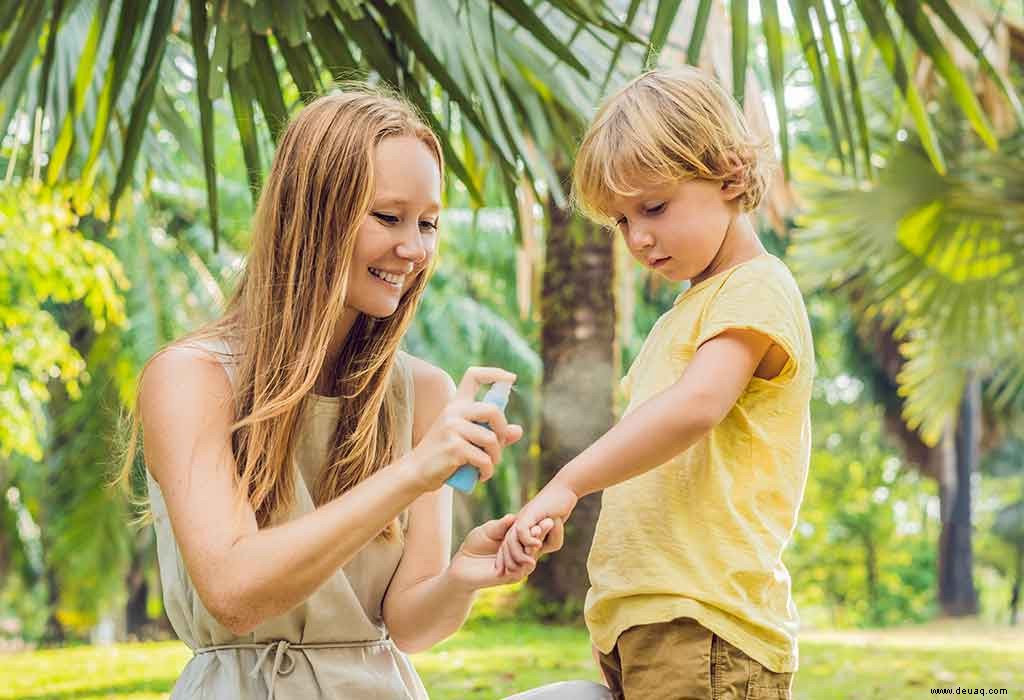 Tipps zur Auswahl eines sicheren Insektensprays für Babys und Kinder 