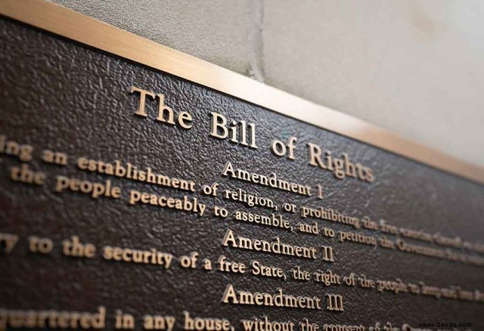 Die Bill of Rights Fakten für Kinder 