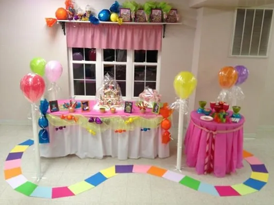 Entzückende Ideen für Geburtstagsfeiern im Candyland-Stil für Kinder 