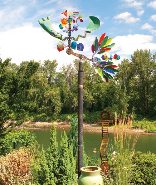 So fügen Sie Ihrem Garten Kunst hinzu 