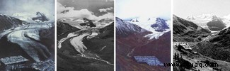 In Bildern:Dokumentation schmelzender Alpengletscher im Fornital 