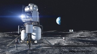 Die Bosse von Amazon und Tesla streiten um den Mondauftrag der NASA 
