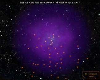 Die Andromeda-Galaxie hat einen riesigen Halo aus Gas 