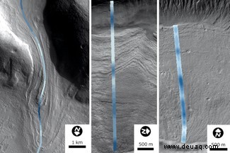 Gletscher auf dem Mars zeigen, dass der Rote Planet mehrere Eiszeiten durchgemacht hat 