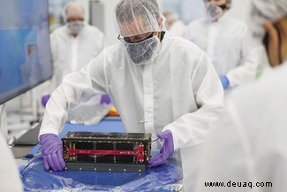 In Bildern:Eine von Virgin Air gestartete Rakete trägt 10 „CubeSat“-Satelliten in die Umlaufbahn 