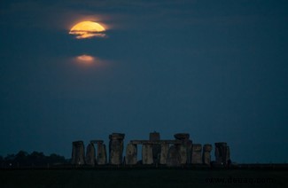 Blood Supermoon 2021:Atemberaubende Fotos der totalen Mondfinsternis aus der ganzen Welt 