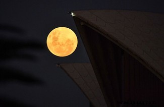 Blood Supermoon 2021:Atemberaubende Fotos der totalen Mondfinsternis aus der ganzen Welt 