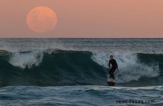 Blood Supermoon 2021:Atemberaubende Fotos der totalen Mondfinsternis aus der ganzen Welt 