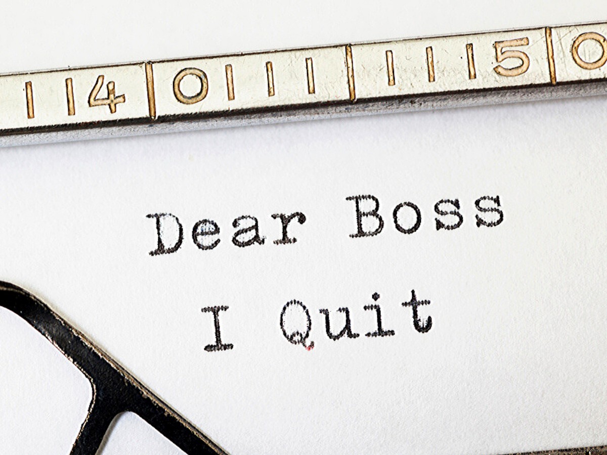 Wie man einen Job kündigt, ohne seinen Chef zu beleidigen 
