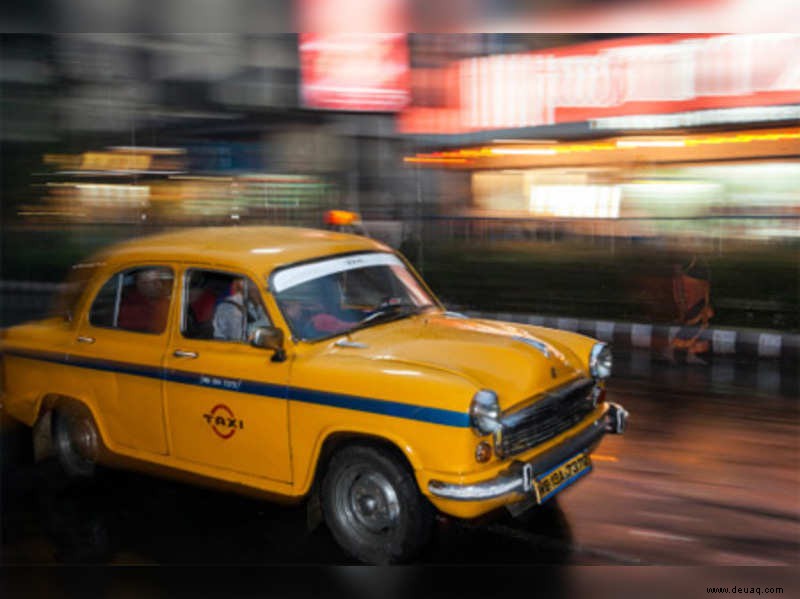 Ein Taxifahrer, der den Fahrpreis nicht nehmen würde 