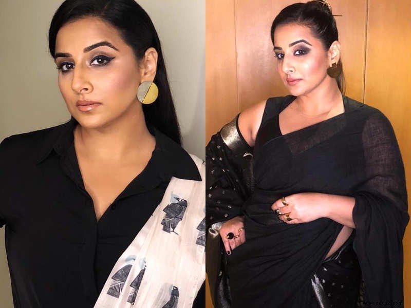 5 Mal hat Vidya Balan Saris cool aussehen lassen 