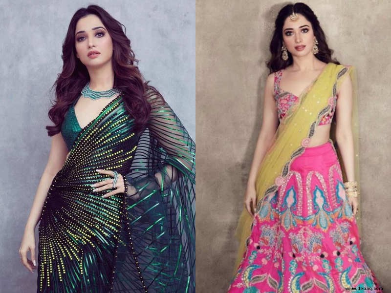 5 heiße festliche Outfits zum Stehlen von Tamannaah Bhatia 