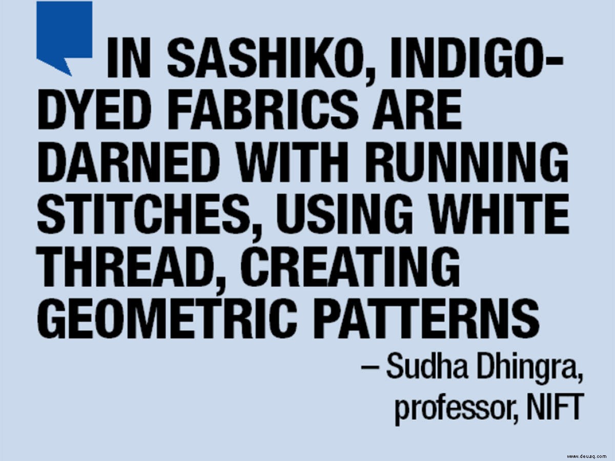 #DIY:Zerrissene Kleidung? Flicken Sie sie mit Sashiko 