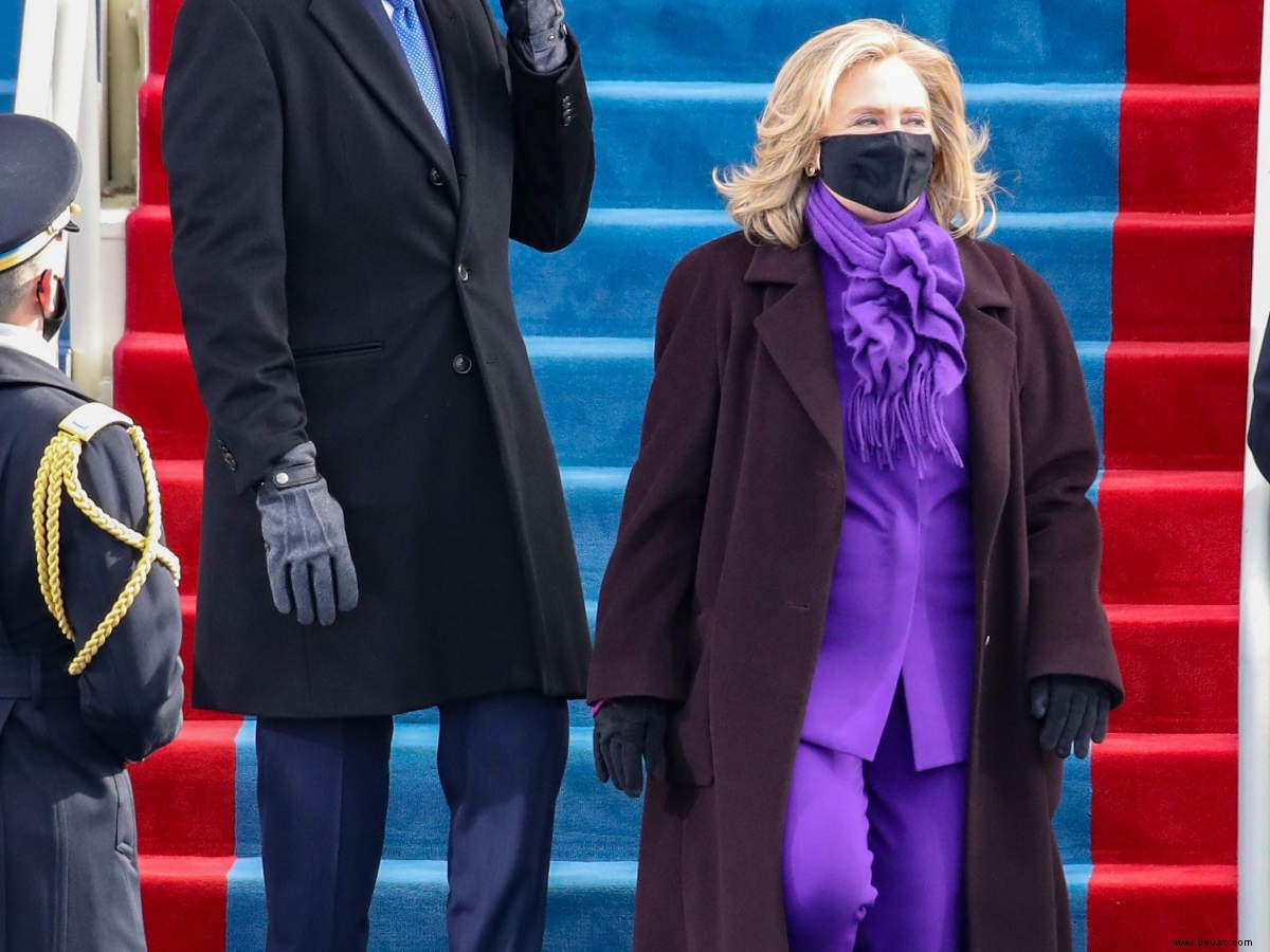 Monochrome Outfits stehen bei der Amtseinführung des US-Präsidenten im Mittelpunkt 