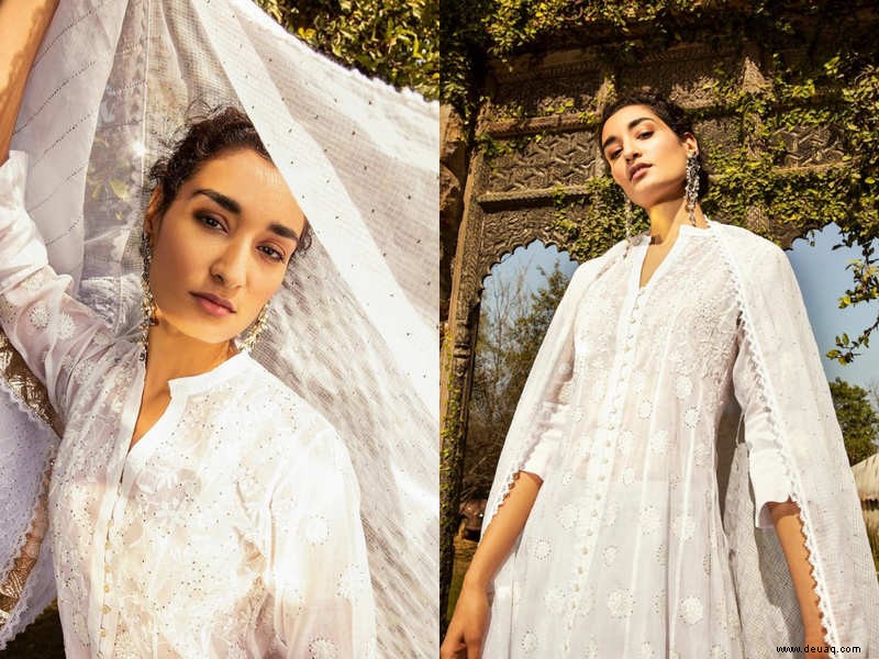 5 Möglichkeiten, einen Chikankari Kurti zu stylen 